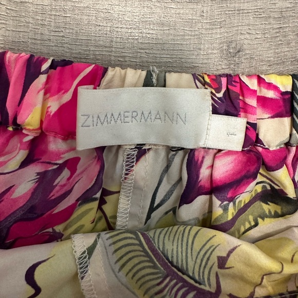 Zimmermann - 100% Silk Floral Shorts - Picture 3 of 8